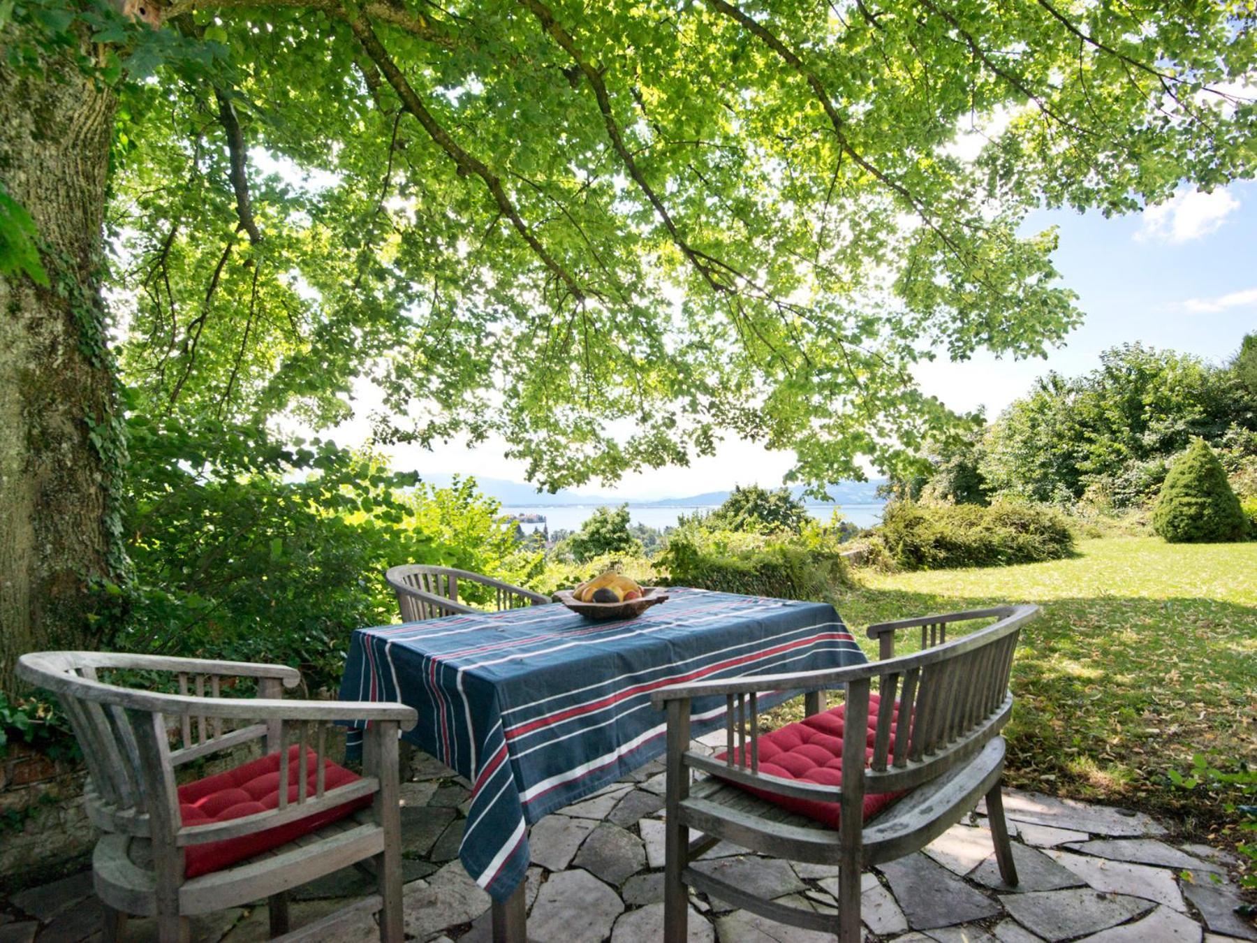 Ferienwohnung Villa Hoyerberg 林道 外观 照片